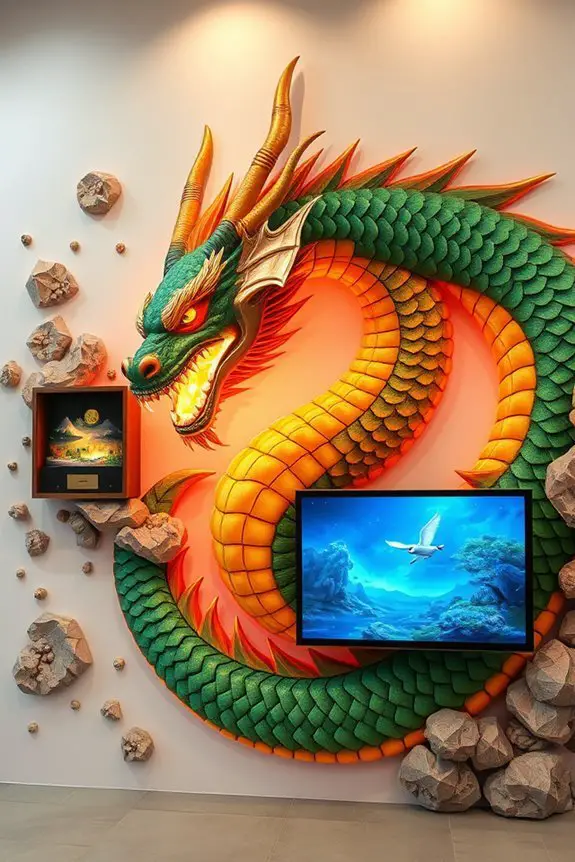 interactive augmented reality dragons