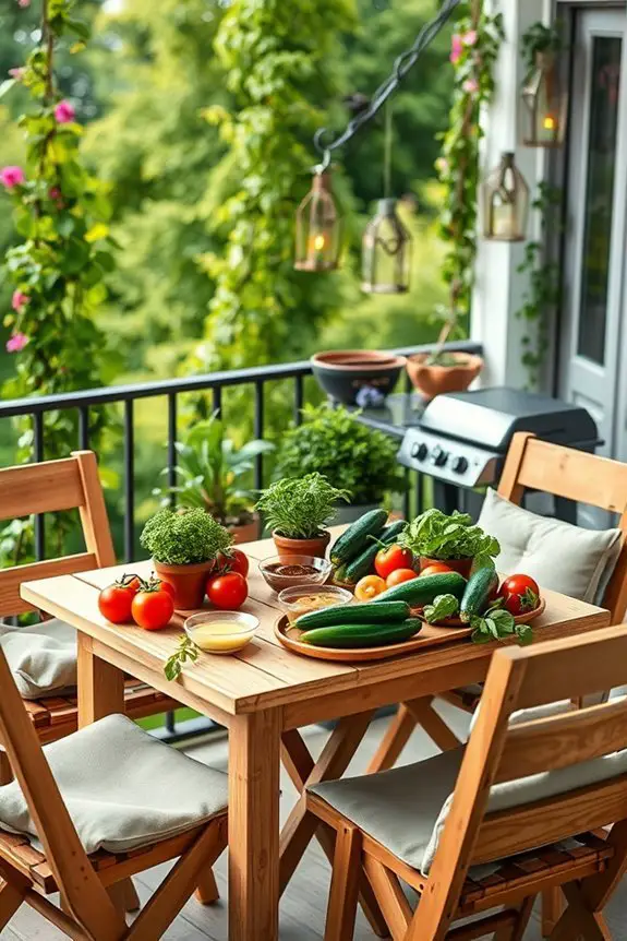 interactive balcony cooking experiences