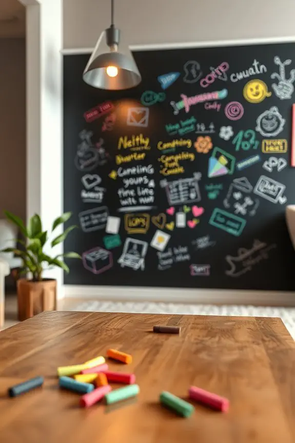 interactive creative expression wall