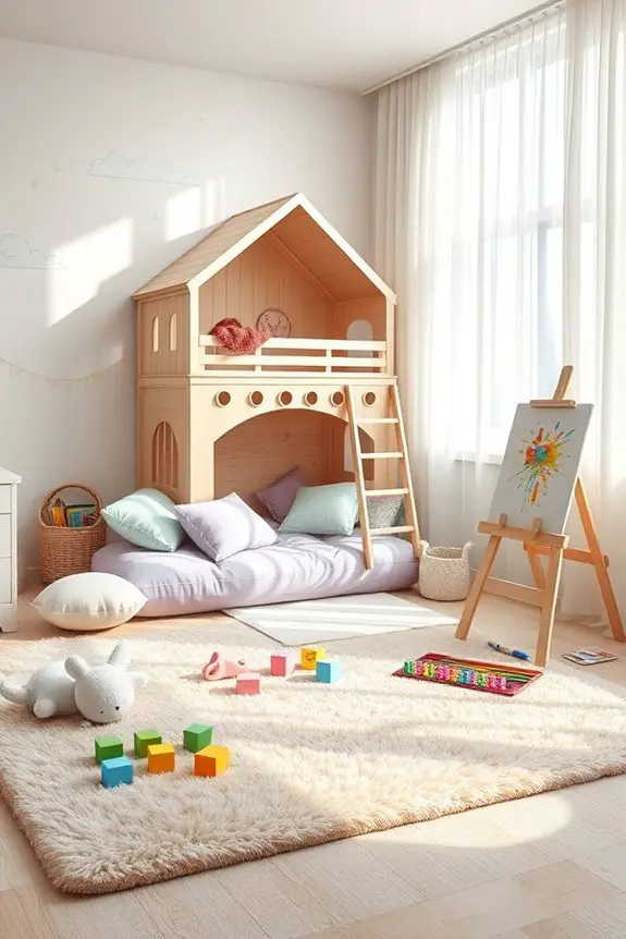 interactive creative play zone