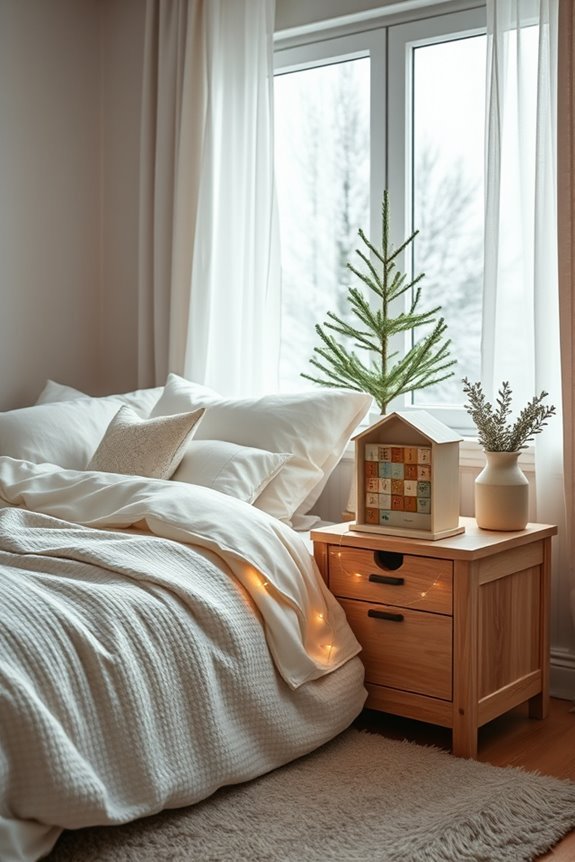 interactive holiday countdown decor