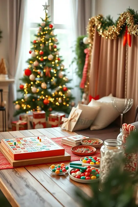 interactive holiday games stations