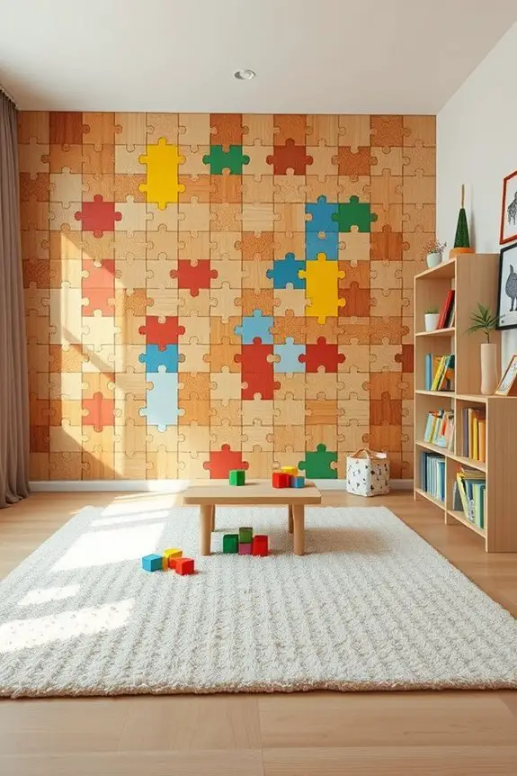 interactive learning puzzle walls