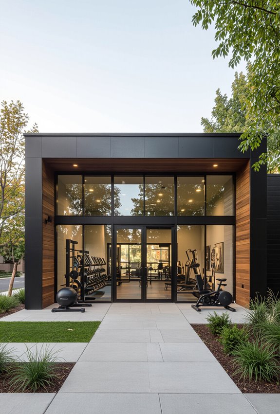 interactive outdoor fitness showcase