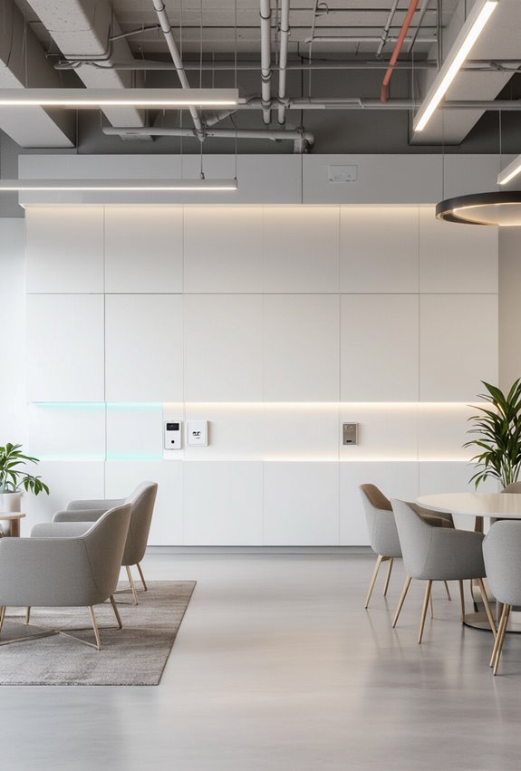 interactive sensor responsive writable walls