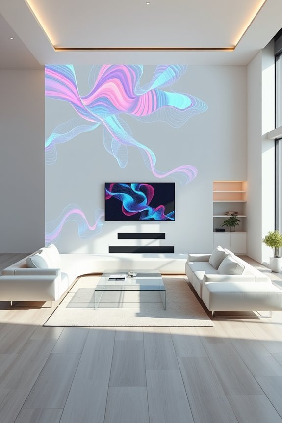 interactive visual wall experiences