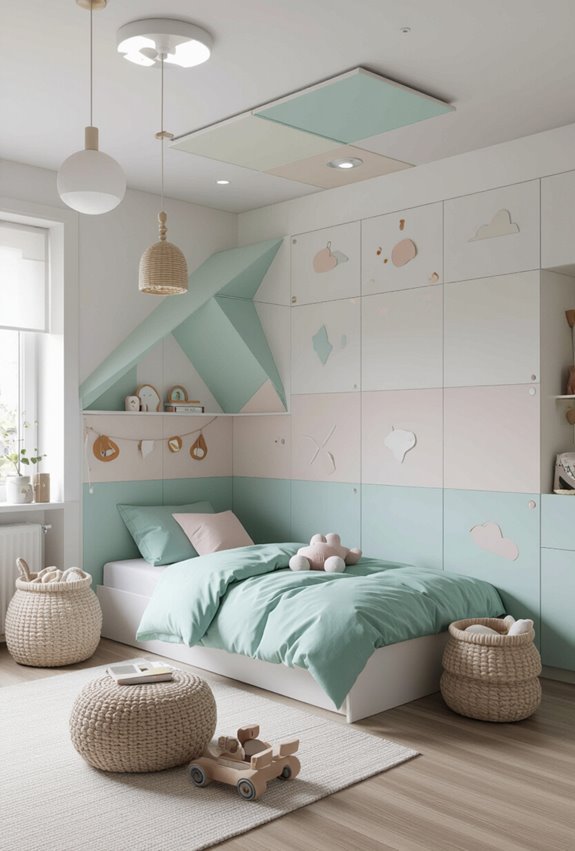 interchangeable seasonal themed ceiling