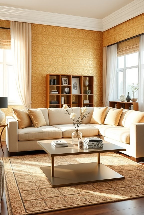 interlocking circles enhance ambiance