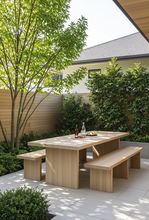 intimate backyard omakase counter