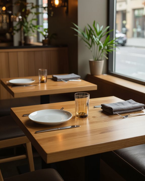 intimate dining table design