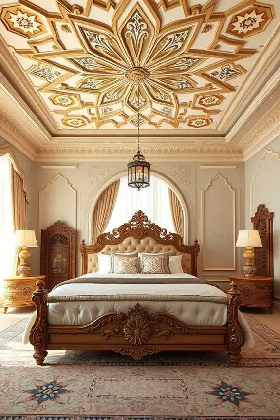 intricate arabic ceiling designs