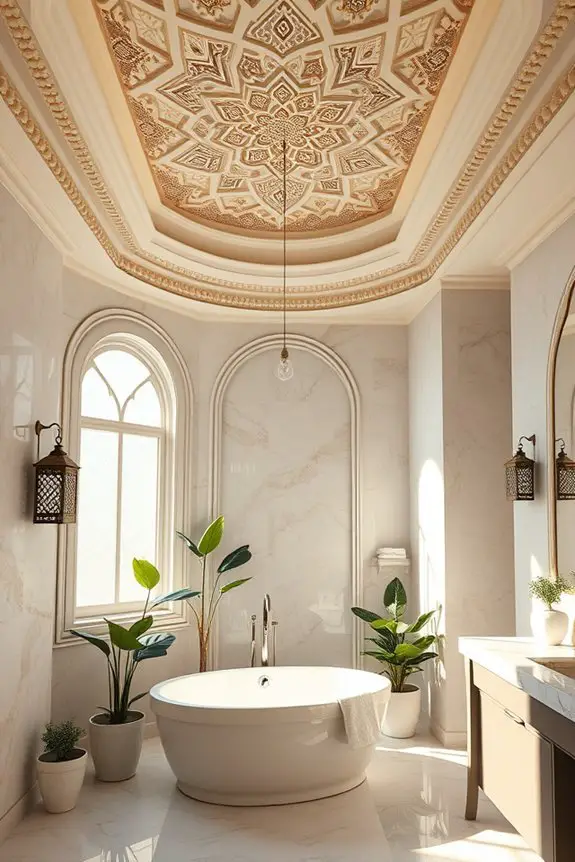 intricate arabic ceiling designs