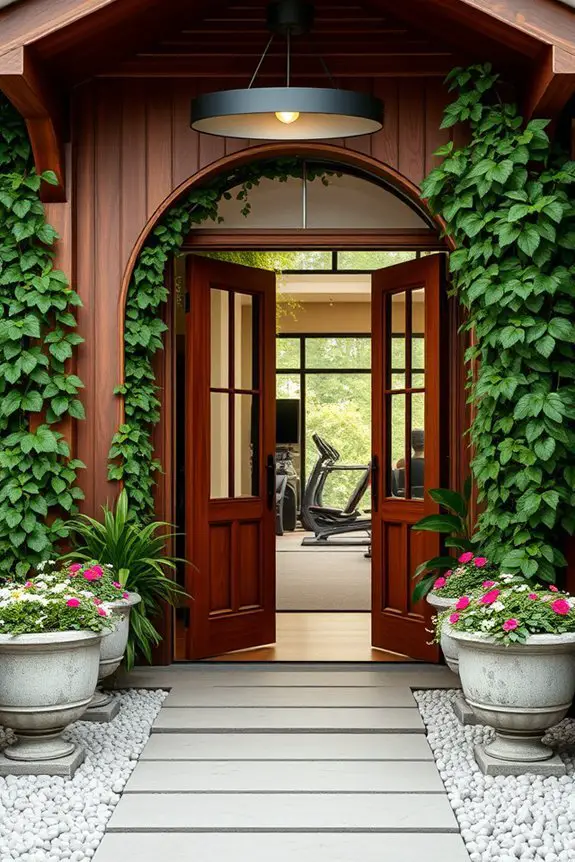 inviting and energizing entryway