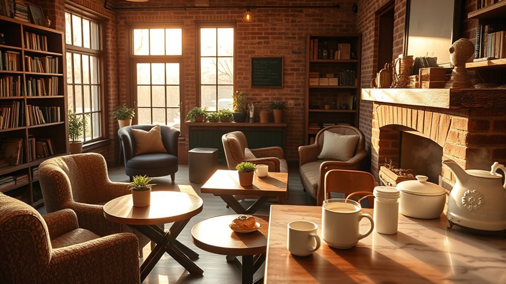 inviting cozy coffee atmospheres