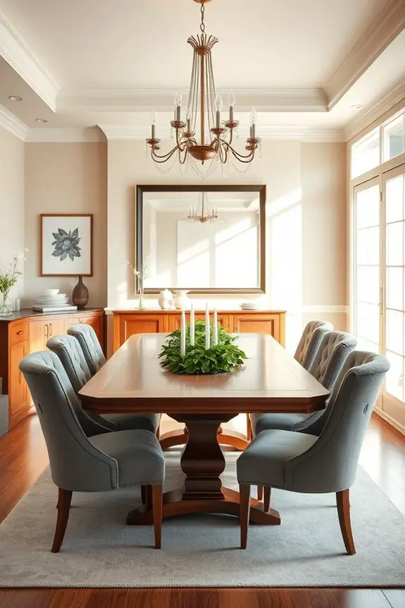 inviting cozy dining atmosphere