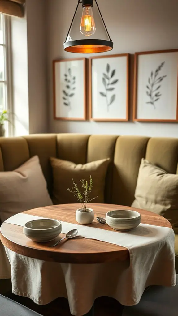 inviting cozy dining spaces