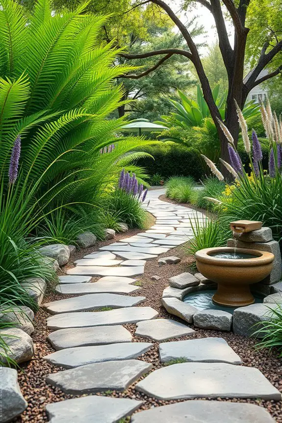 inviting garden path design