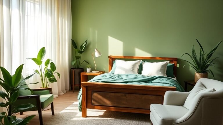 inviting green bedroom designs