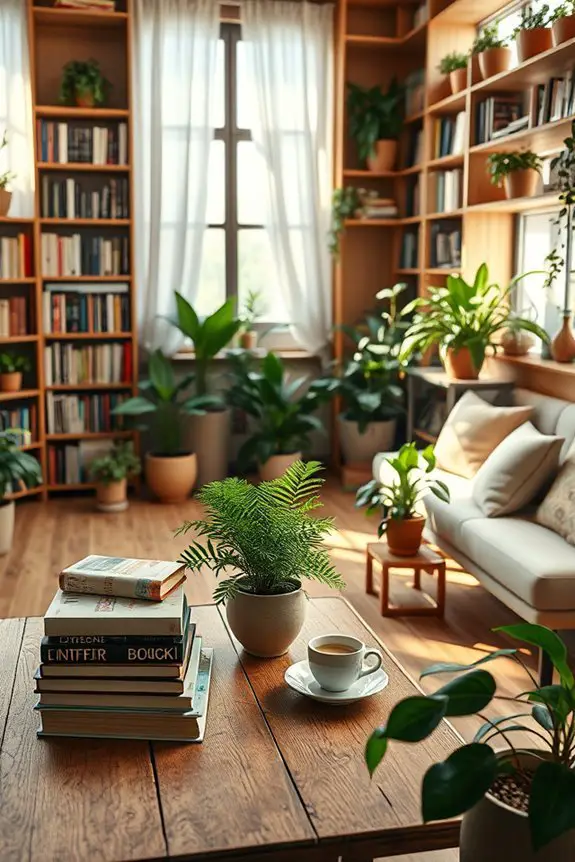 inviting indoor plant atmosphere