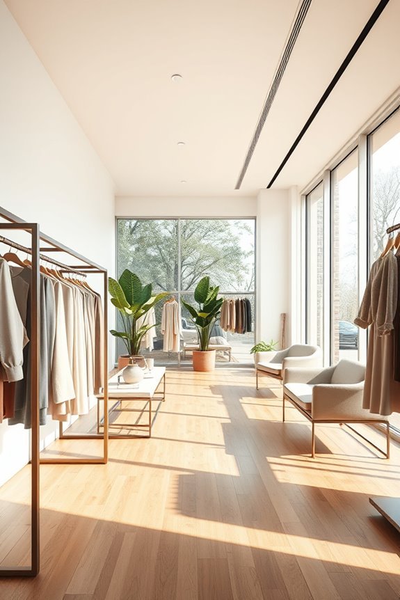 inviting natural light display