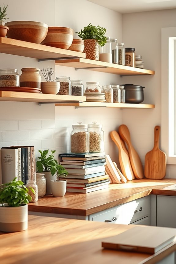 inviting open shelving benefits