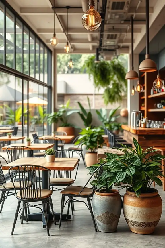 inviting outdoor dining experience