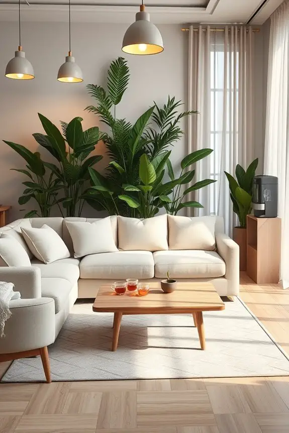 inviting relaxing waiting area