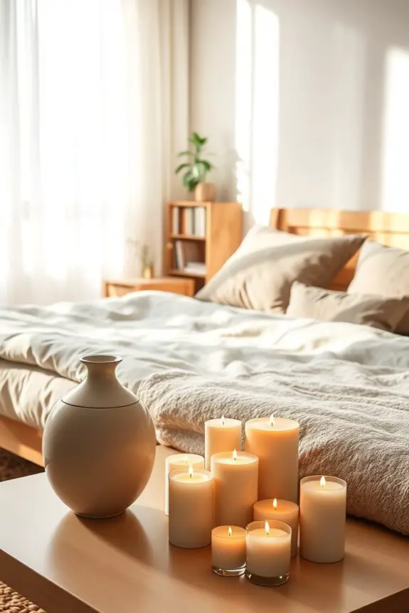 inviting scented atmosphere created