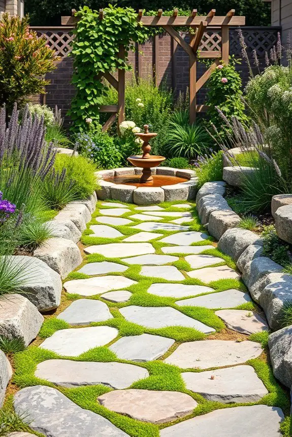 inviting stone pathway design