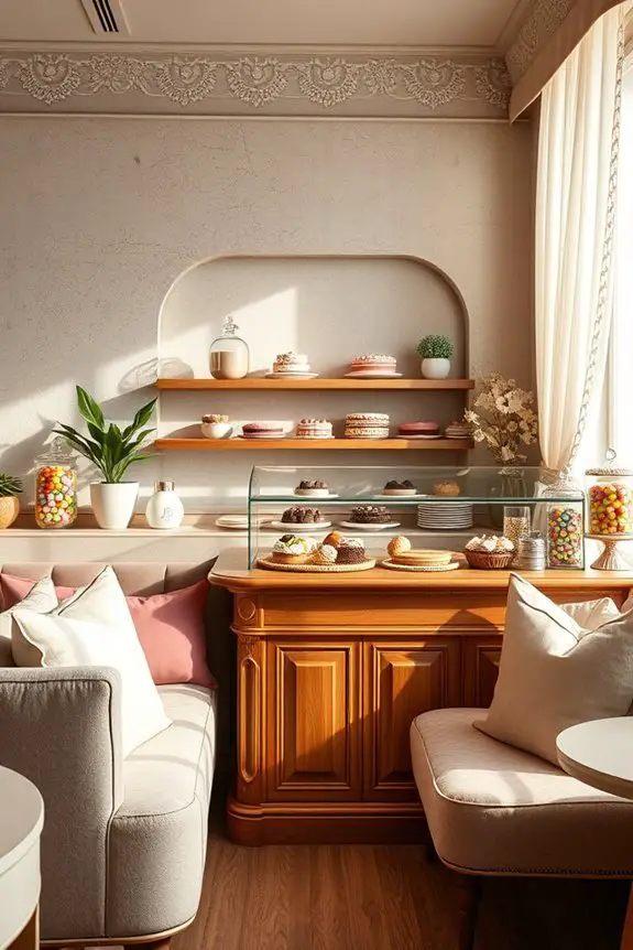 inviting textured dessert ambiance