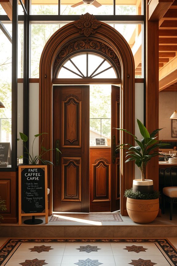 inviting unique entry designs