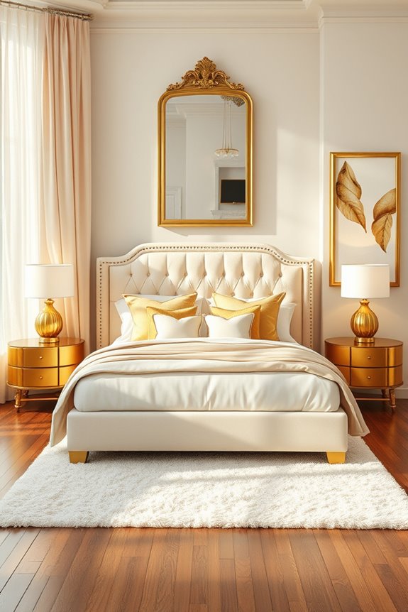 ivory and gold elegance