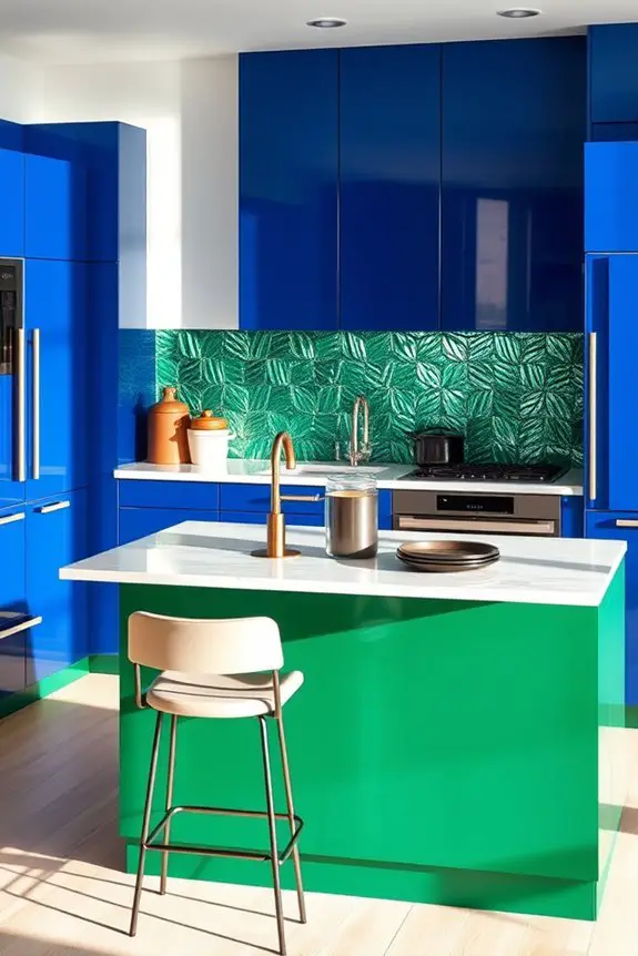 jewel tones for kitchens