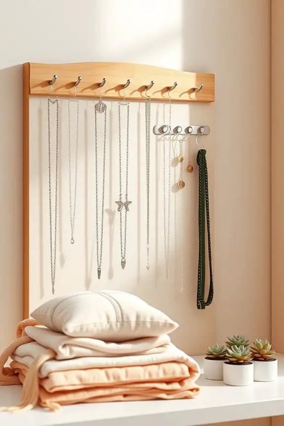 jewelry organization display board