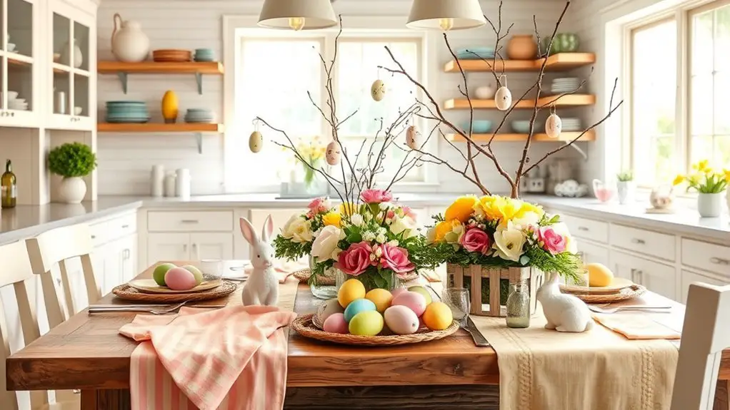 joyful easter kitchen decor