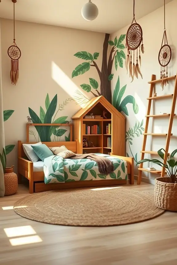 jungle themed adventure bedroom design