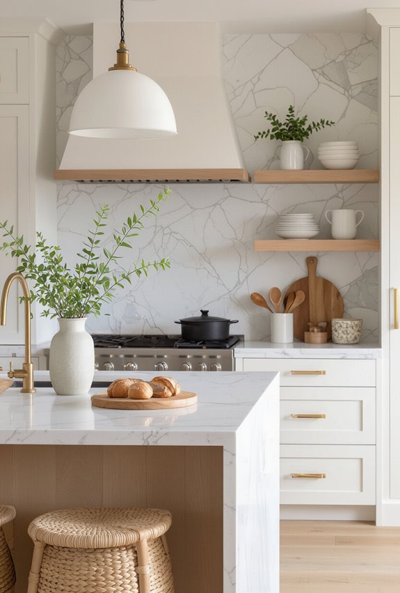 keep countertops edited to essentials