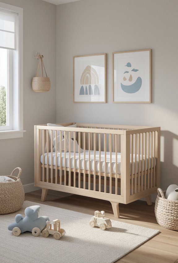 keep crib clear and accessible