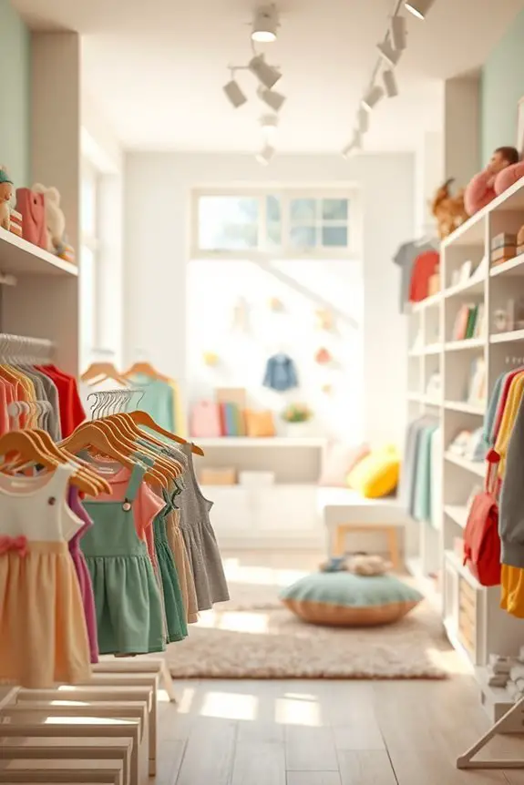 kid friendly shopping experience