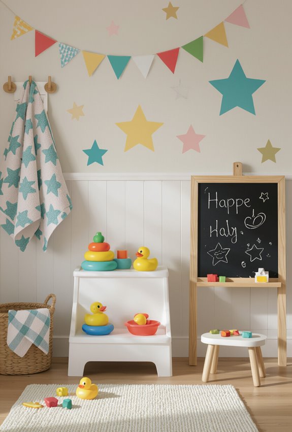 kids choose bathroom decor