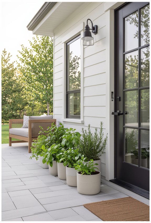kitchen door fragrant herb garden