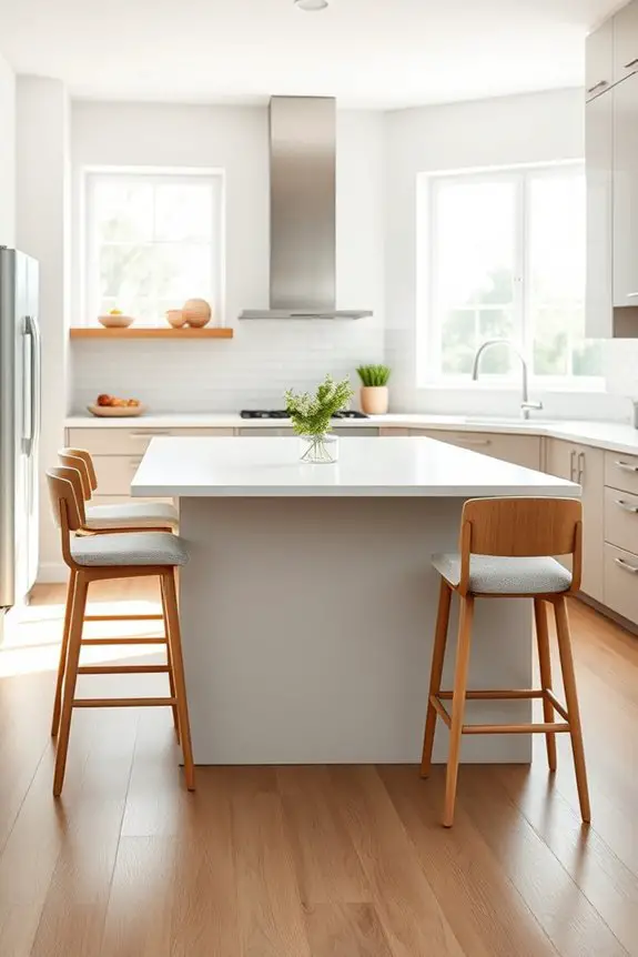 kitchen island seating options