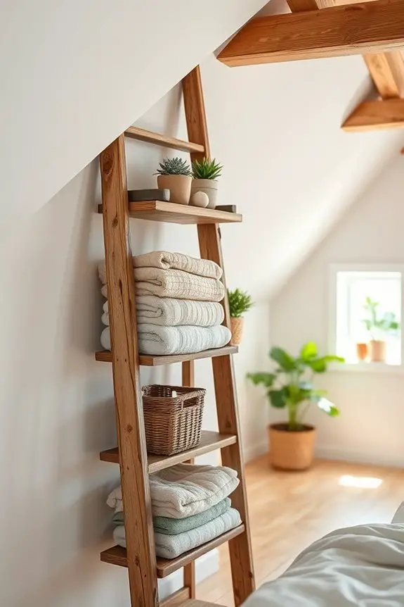ladder shelf diy project