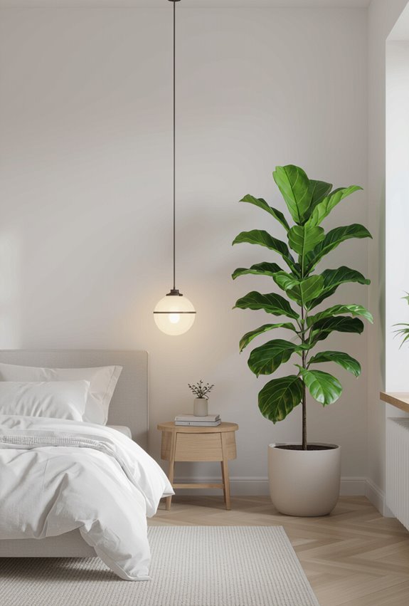 large sculptural plants anchor
