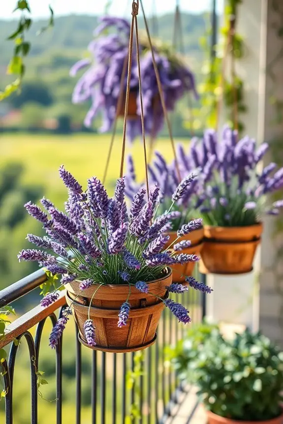 lavender hanging basket care
