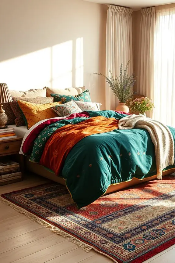 layer textiles for coziness