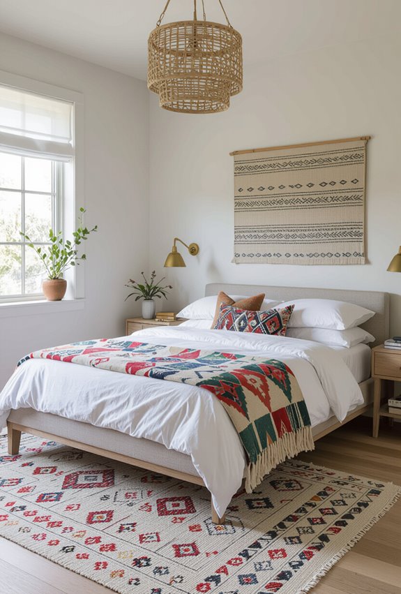 layered artisanal global textiles