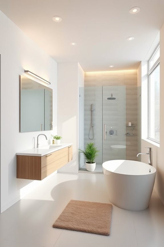 layered bathroom lighting solutions
