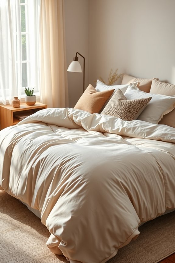 layered bedding for comfort