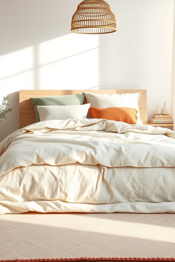 layered bedding for comfort